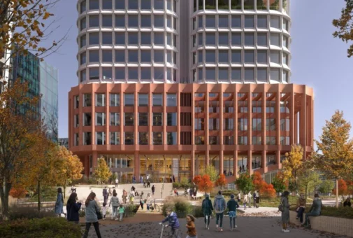 CGI of new Euston Tower development by British Land